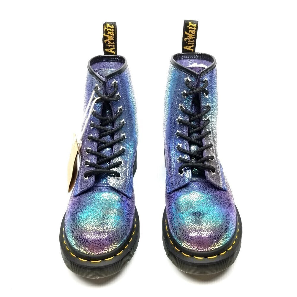 NWT Dr. Martens 1460 Rainbow Ray Mermaid Suede Lace Up Combat Boots Womens 6 - Picture 7 of 10